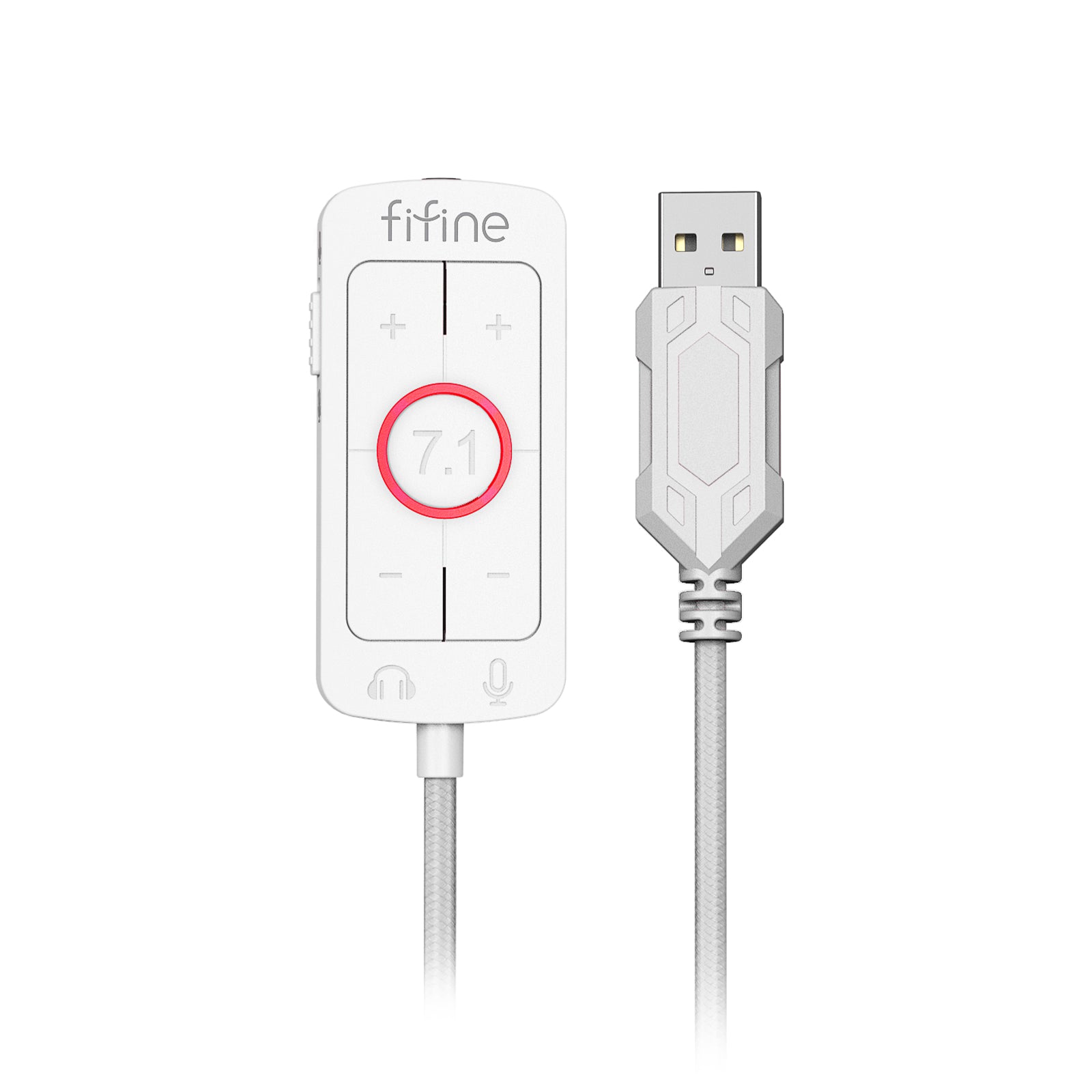 Figfine Box FIFINE Headset USB Control Box for AmpliGame H9 – Fifine Microphone